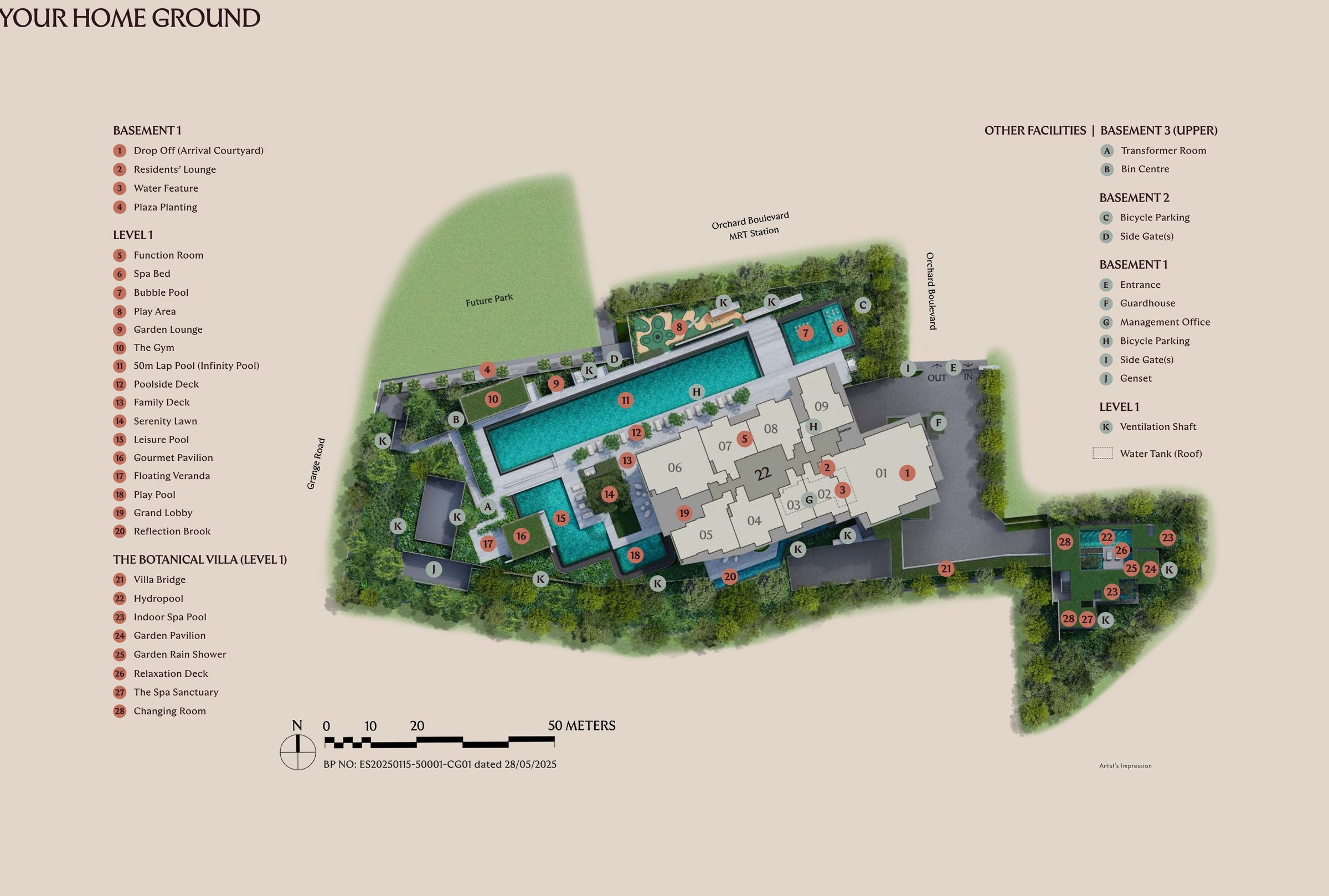 UpperHouse at Orchard Boulevard official site plan